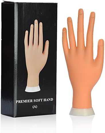 Practice Fake Hand for Training and Display Soft Plastic Model Hand One Left Hand