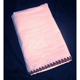 Pink and Brown Reversible Swaddling Blanket by Tavi Raine Infant Care LLC