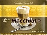  : Blechschild Latte Macchiato