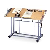 Maple Finish Drawing and Craft Table