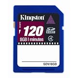 Kingston Video 8 GB Class 4 SDHC Flash Memory Card SDSDV/8GB