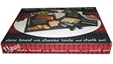 11 Piece Slate Cheese Board and Cheese Tools with Chalk Set Holiday Gift Set