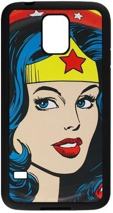 Wonder Woman Galaxy S5 Back Cover, Protective Snap On Case Skin TPU For Samsung Galaxy S5 i9600