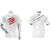 Team Mad Catz Tシャツ 白/赤 L （マゴ着用デザイン）