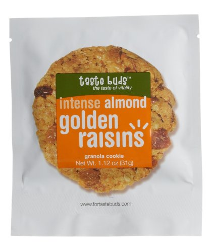 Taste Buds Almond Golden Raisins Intense Granola Cookie, 18 Count, 28.16-Ounce Boxes (Pack... by Taste Buds