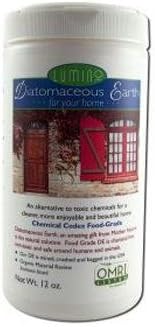 Food Grade Diatomaceous Earth for your Home Shaker Lumino Wellness 12 oz Granule