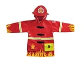 Kidorable Fireman Rain Coat and Umbrella Set (2T)