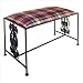 Vineyard Vanity Bench Size: Small, Finish: Burnished Copper, Fabric: Cornucopia