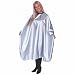 Scalpmaster Nylon Chemical Cape 60" x 44" Snap Silver