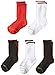 Gold Toe Big Boys' 5 Pack Ultra Tec Back Stripe Crew