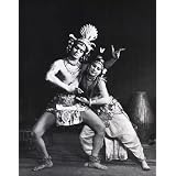 Dancers Uday Shankar and Simkie dancing in a mudras style at the Gaiety Theatre (Print On Demand)