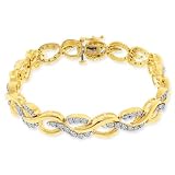 10K Yellow Gold 2.00 Carat Diamond Bracelet