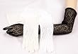 Stretch Lace Gloves, Opera Length, Asst. Colors