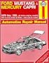 Ford Mustang & Mercury Capri 1979 thru 1990 : All inline engine models 140 cu in (2.3 liter) & Turbo : 200 cu in (3.3 liter) Automotive Repair Manual (Haynes Automotive Repair Manual Series)
