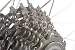 Wallmonkeys Peel and Stick Wall Decals - A Worn Nine Speed Bicycle Chain Gear Cassette - Removable Graphic