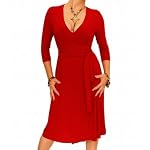 Blue Banana Elegant Slinky Wrap Dress