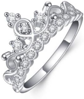 KERTM Size5-10 Brand 18k white gold filled Women Engagement Rings Wedding Ring (6)