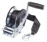 Fulton 1500 lb. Trailer Winch with Strap and Hook