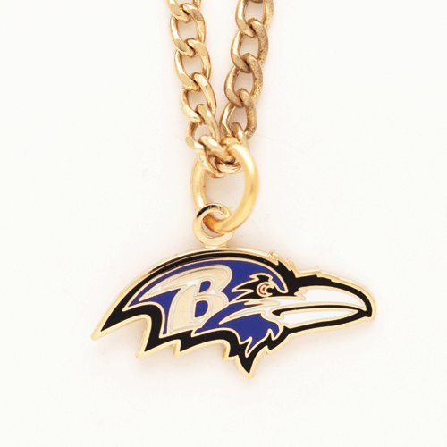Baltimore Ravens Chain Necklace with NFL Team Logo Pendant