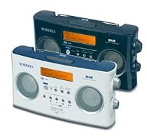 Roberts Radio RD-55 FM RDS/DAB Digital Radio Recorder Colour BLACK