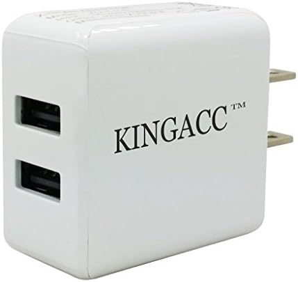 S5 Cable,KingAcc(TM) Galaxy S5 / Note 3 Home Wall Charger and Travel Charger Kit 3 in 1 Includes: (2X) 3Ft Superspeed USB 3.0 A to Micro B Charging and Data Sync Cables (1X) 2.1A Rapid Dual Port Wall Charger-1 Year Warranty