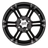 4 110 ITP SS212 Alloy Series Wheel 12x7 2.0 + 5.0 Matte Black ARCTIC CAT BOMBARDIER... by ITP Tires