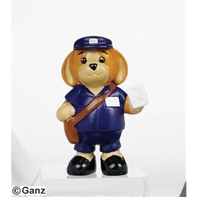 Webkinz Cocker Spaniel Kinzpost Carrier Figure