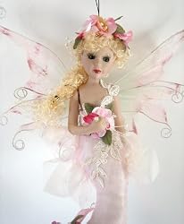 Mermaid Doll - Sea Princess Pink Mermaid Porcelain 10"