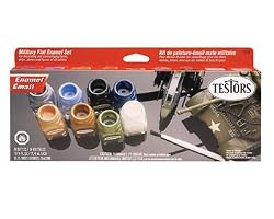 MILITARY FLAT ENAMEL PAINT SETTESTORS ENAMEL PAINT SET