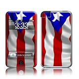 Puerto Rican Flag Design Apple iPod Touch 2G (2nd Gen) / 3G (3rd Gen) Protector Skin Decal Sticker