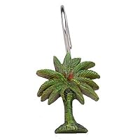 Palm Tree Shower Curtain Hooks