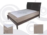 Sleep Shop 8 Inch Suede Harmony Eastern King Memory Foam Plush Mattress w/ Dual Air Flow Sys