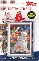 Topps MLB Baseball Cards 2009 Boston Red Sox 14 Card Team Set (Includes Wally the Green Monster Card)