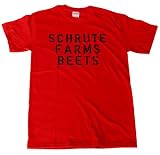 The Office Schrute Farms Beets Adult T-Shirt - Black Printing- (Available in Assorted Colors and Sizes)