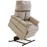 LC-30 Classic Collection Medium Lift Chair with Split Back - Quick Ship Fabric: Moss