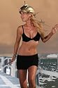 Women's Swimsuit Separate by Blue Sky Swimwear solid black; Underwire Swimsuit Top: Swimwear Top Only