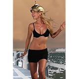 Women's Swimsuit Separate by Blue Sky Swimwear Sold Black; Skirted Bottom: Bathing Suit Bottom Only