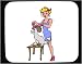 poodle28  - Decorated Mouse Pad with human body poodle individuals