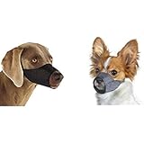 Medium/Large Quick Fit Dog Muzzle, Size 3, fit snout size 7", by Downtown Pet Supply