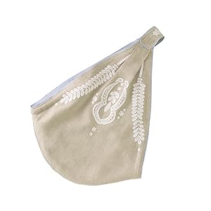 Serena and Lily Prague Market Organic Sling , Flax/Sky Blue, Large
