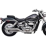 04-05 YAMAHA XVS11A: COBRA DRAG PIPE SLIP-ON EXHAUST