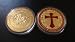 Knights Templar Cross Masonic Mason Gold Coin