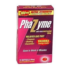 Phazyme Anti Gas/Simethicone 12 Soft Gels
