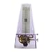 Cecilio MM-CPurple Traditional Wind Up Mechanical Pyramid Shape Pendulum Metronome with Bell