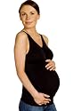 Carriwell Seamless Maternity Light Support Top (like Belly Bra) - All sizes, Black & White
