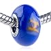 Pandora Bead & Bracelet Fit - Yellow Letter H European Beads