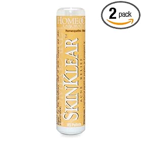 Homeocare Labs Skin Klear Acne Relief, 85-Pellets Tubes (Pack of 2)