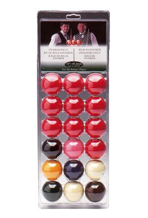 Childrens Toyshop  Toys : Clam Packed Snooker Balls - 1 7/8 inches (48mm)