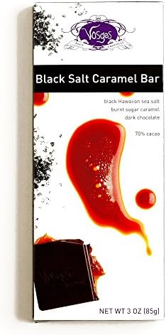 Vosges Black Salt Caramel Bar 3 oz each (2 Items Per Order)