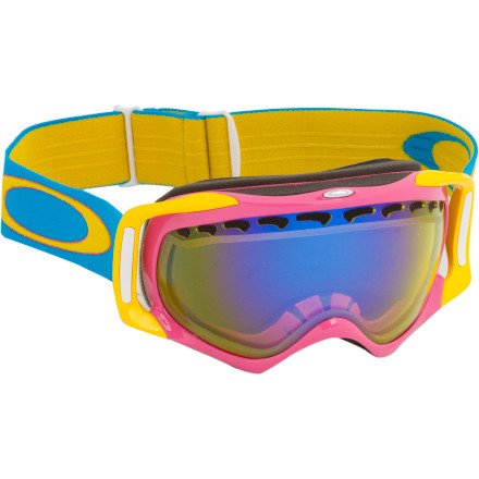 Oakley Skibrille Crowbar, hot pink w/ hi yellow, 57-385 Preisvergleich